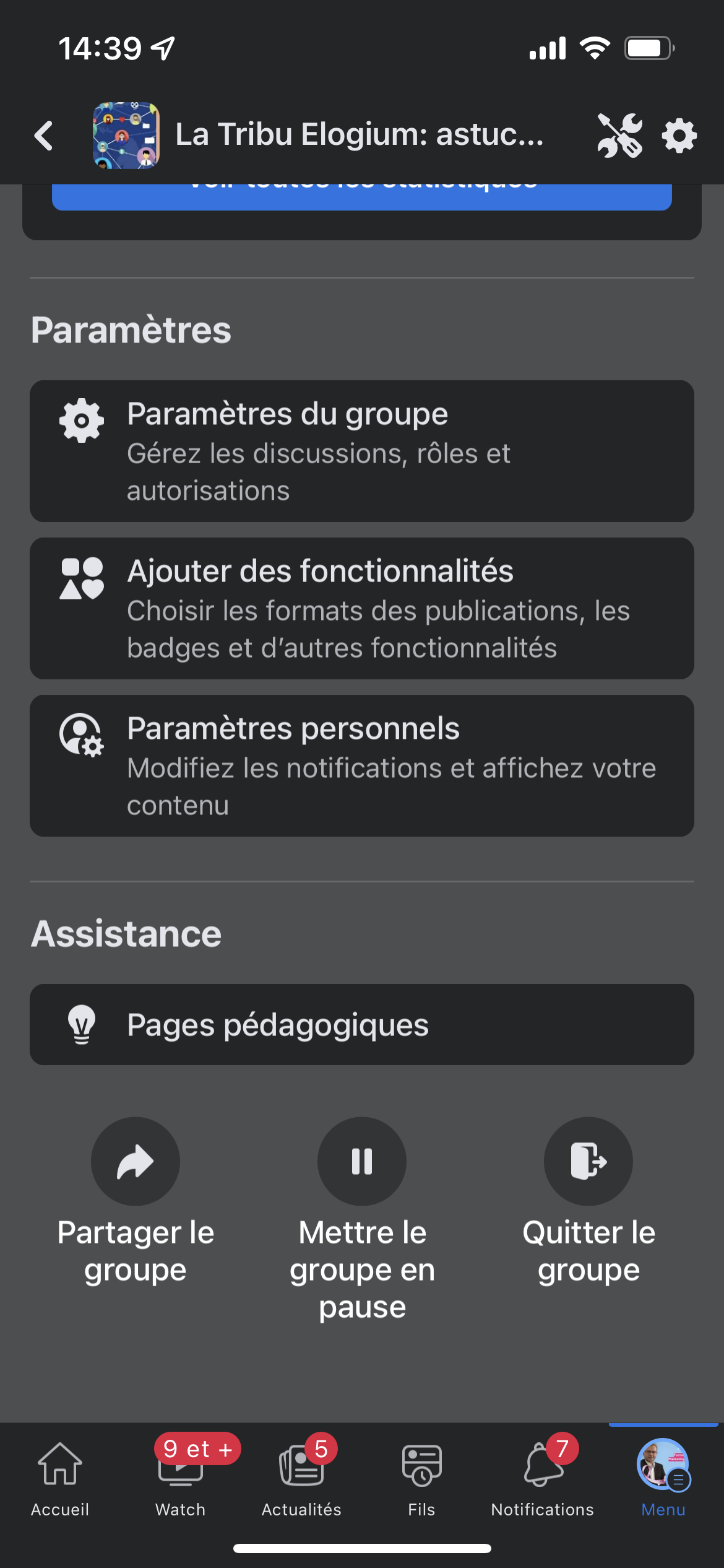 Groupe Facebook 3