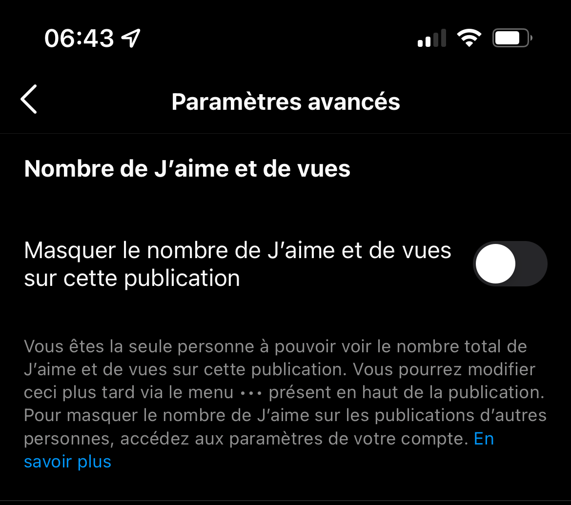 Instagram supprime les likes