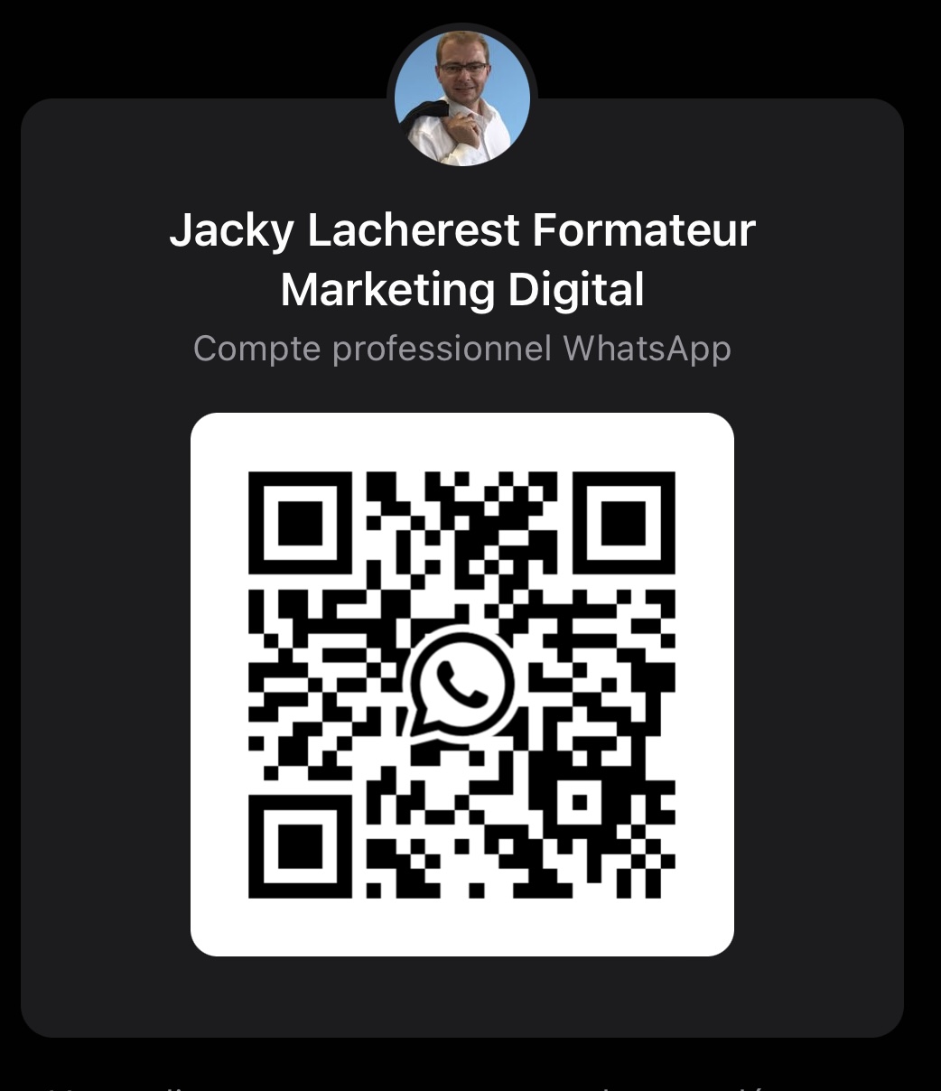 QR Code WhatsApp Business Jacky Lacherest