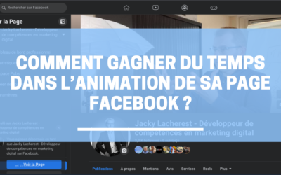 Comment gagner du temps dans l’animation de sa page Facebook ?