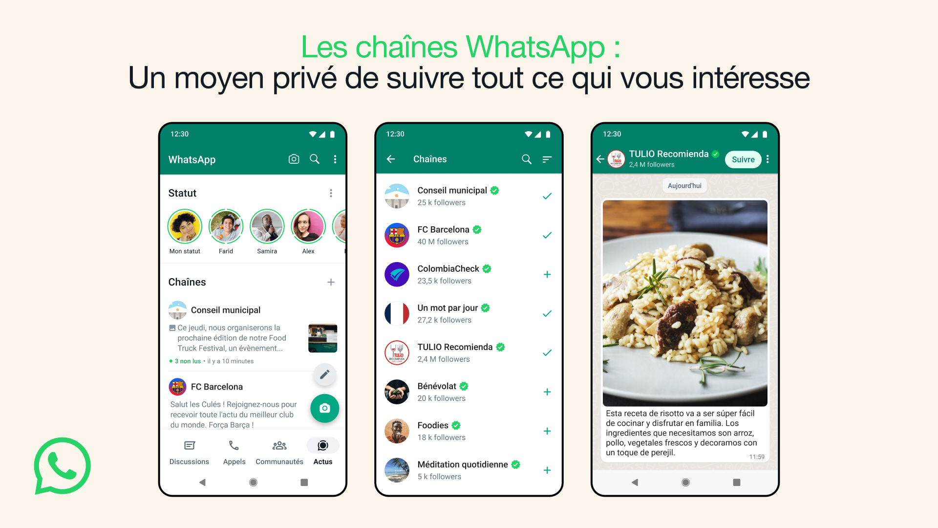 Chaine WhatsApp Elogium Chaine WhatsApp Elogium